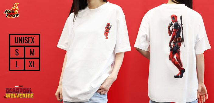 【ホットトイズ・アパレル】Ｔシャツ デッドプールとらくがき俺ちゃん